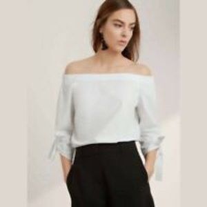 Babaton Off the Shoulder Blouse- Size S